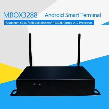 Kotak komputer Industri PC Mini Android Quad Core RK3288 Dengan Modul WiFi
