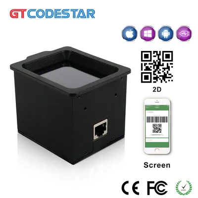 Mini dayanıklı Android 2D CMOS Barkod Tarayıcı Dahili Modülü Kiosk/süpermarket için QR Kodu PDF417