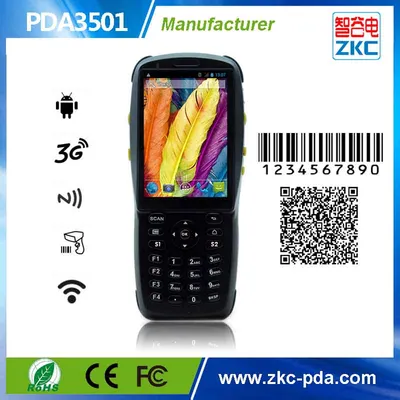 Pemindai Laser PDA Android termurah, Android Scanner Kode Batang Nirkabel, Pembaca RFID Bluetooth Portabel