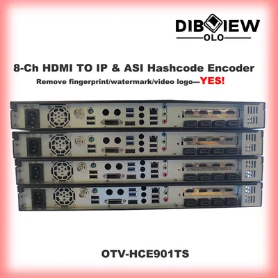 Dibviewolo RTMP/UDP/RTP 8 In1 HDMI zu Asi HashCode Encoder entfernen Mit Audio-Code für Live Video Streaming HD IPTV entfernen