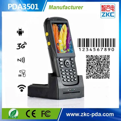 Android Handheld QR Kodu Tarayıcı NFC Okuyucu Veri terminali (ZKC PDA3501)