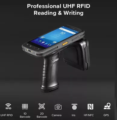 Android 11 Barcode-Scanner RFID-Leser Handheld-Mobilcomputer für Lagerlieferung Einzelhandel Inventarverwaltungssystem