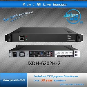 DVB-/IPTV/OTT 8 HD เพื่อใช้ IP ในการสนับสนุนตัวเข้ารหัสคำสั่งที่ไม่รุนแรง Rtmp/UDP/RTP