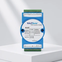 4-Channel Differenzieller Encoder Pulszähler Geschwindigkeitsmessung Modbusrtu