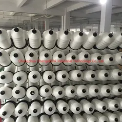 Linha de poliéster para máquina de quilting de tecido