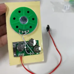 Módulo de Voz com Botão - Chip de Som Gravável para Projetos de Artesanato DIY