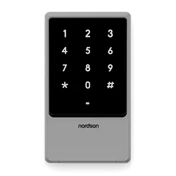 IP65 ระบบควบคุมการเข้าถึงประตูโลหะที่มีหน้าจอสัมผัสและเครื่องอ่านการ์ด RFID แบบกันน้ำและความถี่คู่