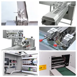 Fabrika İçin En İyi Paslanmaya Dayanıklı Modüler Yüksek Hızlı Buz Barı Akış Ambalajı Atıştırmalık İşleme Tesisi için Otomatik Akış Paketleme Makinesi