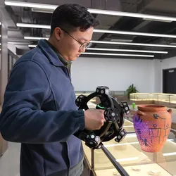 Sistem Pemindaian Laser Cerdas dan Nirkabel Pemrosesan Titik Awan Pemindaian Cepat Scanology 3D