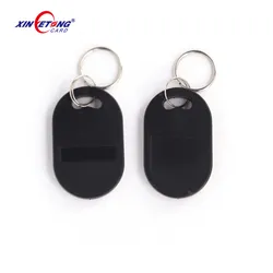 การควบคุมการเข้าถึงที่พิมพ์แบบกำหนดเอง 13.56MHz พวงกุญแจ RFID NFC