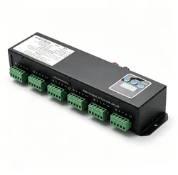 DC12/24V 4 Port DMX Sub-Steuerdecoder Unterstützung Adressleitung Differenzsignal