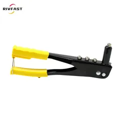 Pistola de Rebites, Ferramenta de Rebites Prática, Rebitador Manual Profissional, Ferramenta Manual de Rebitagem para 2.4mm-4.8mm Rebites