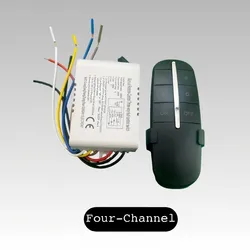 Intelligente 4 Kanal 433MHz drahtlose Fernbedienungsschalter