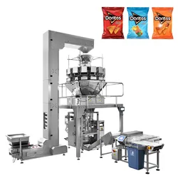 Automatische Mehrkopf-Reis-Zucker-Popcorn-Puff Lebensmittelverpackungsmaschine