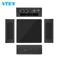 Computador Mini Portátil Compacto Profissional R7-6800h DDR5 RAM Dual M. 2 SSD RJ45 Tipo-C Função Completa