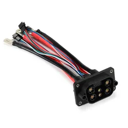 Conector elétrico, adaptador elétrico de alimentação empilhável, conector