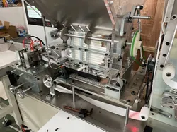 Vollautomatische PLC-gesteuerte Einzel- und Zweifarbige Fixlängen-Verpackungsmaschine für Kunststoffpapierstrohhalme