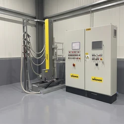 Batch-Typ Pulverbeschichtungsanlage maßgeschneidert für Felgen-Hardware Pulverbeschichtungsauftrag