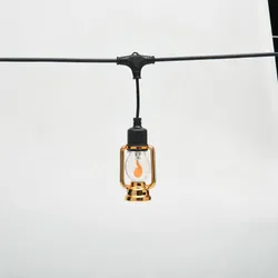 Anschlussfähige langlebige wetterfeste LED-Patio-Lichterketten für den Einsatz im Bauwesen