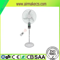 16 Ventilador Solar de Pé Recarregável com Controle Remoto e Luz de Emergência LED Rsf-40