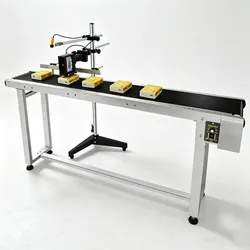 Máquina de Impressão de Data de Validade com Impressora Inkjet Industrial de Velocidade Ajustável de Baixa Manutenção