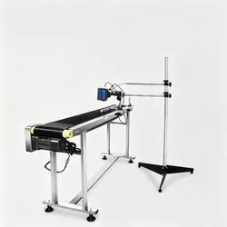 Máquina de Impressão de Data de Validade com Impressora Inkjet Industrial de Velocidade Ajustável de Baixa Manutenção