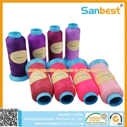 120d/2 75D/2 Mattes, stumpfes Polyester-Stickgarn für Maschinenstickerei