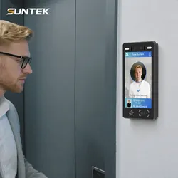 Terminale di riconoscimento facciale a grande schermo Scanner Suntek Sistema di controllo accessi per casa e ufficio