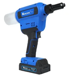 Furadeira de Rebites de Grau Industrial Rl-T1 Ferramenta de Rebitagem Manual Totalmente Automática com Bateria de Lítio Carregamento Rápido 2.4-6.4mm