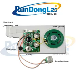 Aufnahmefähiges Sound Module für Greeting Card