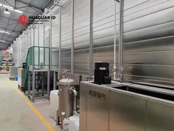 高容量静電粉体塗装生産ラインの設置
