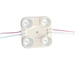Quadratisches 4W LED-Modul 12V DC IP65 Wasserdicht 4LED Modulkanal für Buchstaben-Schaufenster und Werbeschilder
