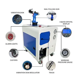 Gas00A-3.2 Ferramenta de Rebitagem Conveniente Equipamento Máquina de Rebitagem Automática Grande Capacidade Pistola de Rebites Pistola de Rebitagem