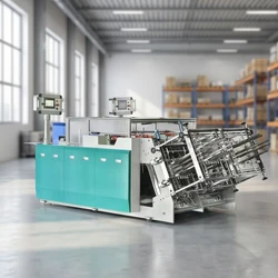 Máquina Automática de Embalagem de Hambúrguer para Soluções Rápidas de Embalagem de Alimentos
