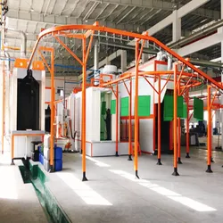Sistema de Pintura a Pó Industrial com Design de Estrutura Robusta