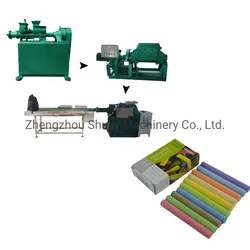 Elektrische Schulkreideherstellungsmaschine staubfreie bunte Kreidenproduktionslinie maßgeschneiderte Formkreidemaschine