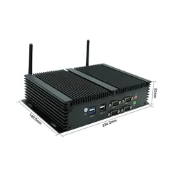 Mini PC sin ventilador de alto rendimiento con procesador Intel Core I7