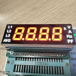 고휘도 4-Digit 빨간색/흰색 LED 디스플레이 모듈 미터용