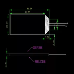 小型セグメントスクリーン用高輝度LEDバックライトモジュール