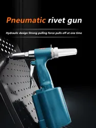 Furadeira de Prego de Longo Curso R-5045 Ferramenta de Rebitagem Poderosa Pistola de Rebite Pneumática