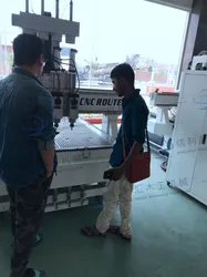 Houten Deur, Houten Beeldhouwplaten, Houtbewerking CNC Router, Houtbewerking CNC Router, Hout CNC Router, CNC Router Machine R 1325 S Dubbele Koppen + Rotatieassen