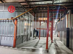 Sistem Pelapisan Bubuk Otomatis dengan Perangkat Pemicu Senjata Otomatis