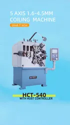 MÁY LÒ XO HÌNH CHỮ NHẬT NÉN DÂY PHẲNG CƯỜNG ĐỘ CAO WECOIL HCT-540