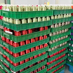 Individuell angefertigtes Stickgarn mit Federkern, hohe Festigkeit, glatt