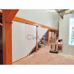 Aluminium-Pulverbeschichtungsmaschine automatische elektrostatische Pulverbeschichtungsanlage Lackieranlage Maschine