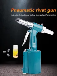 Furadeira de Prego de Longo Curso R-5045 Ferramenta de Rebitagem Poderosa Pistola de Rebite Pneumática
