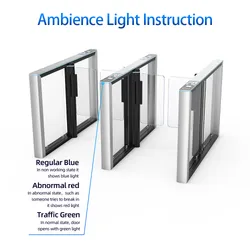 Sistema di Controllo Intelligente Easco Android 2g RAM Operazione Veloce Tornello in Lega di Alluminio Modulo di Accesso Personalizzato Porta di Velocità per Edificio Uffici