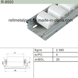 Trilhos Silent Roller SPHC para Sistema de Suporte de Tubos (R-8550)