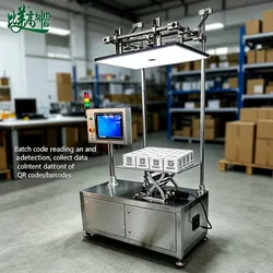Optische Sortiermaschine mit KI-Visueller Erkennung Chargen-Code-Lesung Inspektion QR-Code Barcode-Scanning Datensystem für Flaschen Kartons CCD-Vision Inspektion