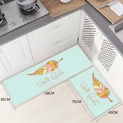Tapetes de Cozinha Impressos em PVC de Alta Qualidade Tapete de Cozinha em Jato de Tinta